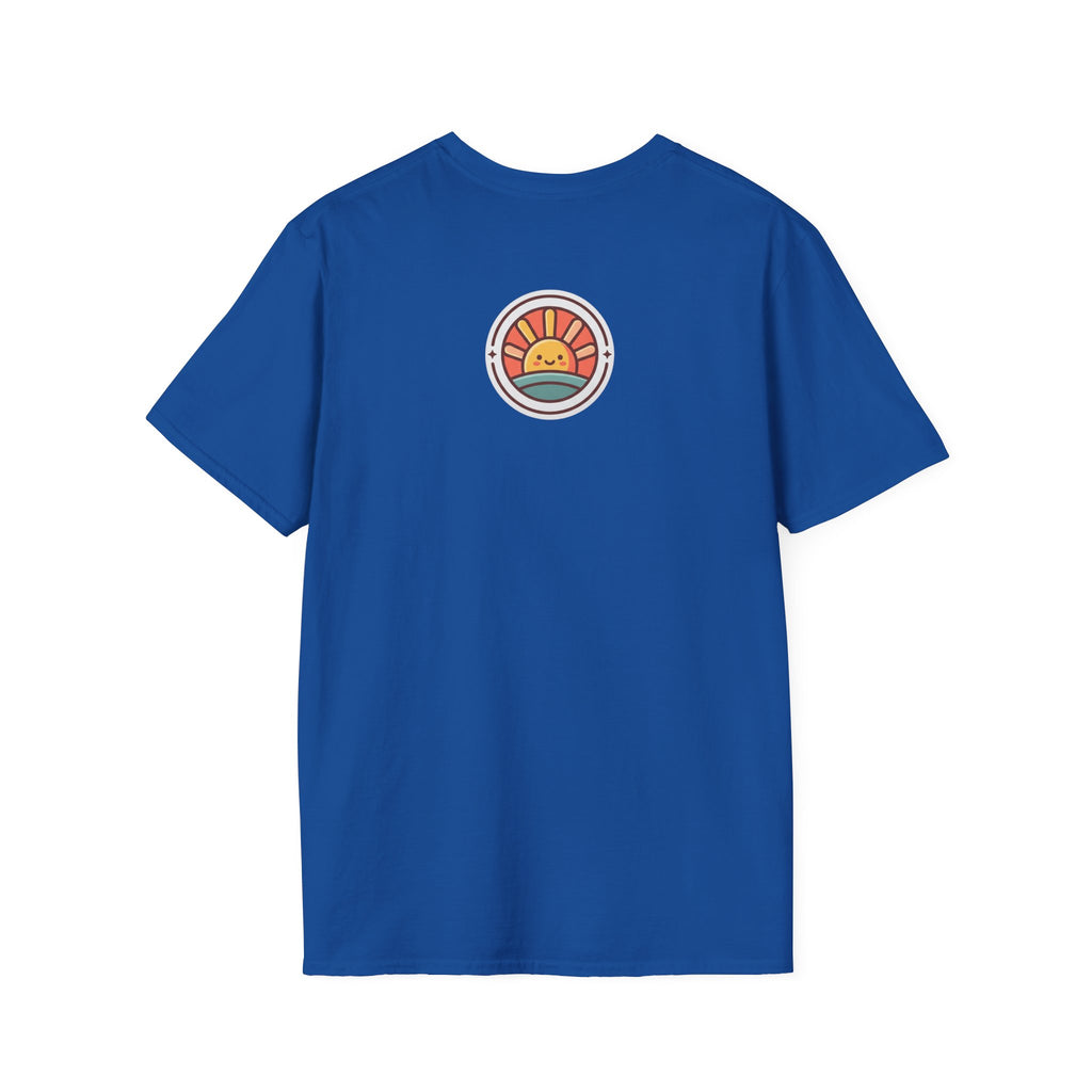T-Shirt — "Grace Got Me Glowing" Christian Retro Sunrise Faith Tee