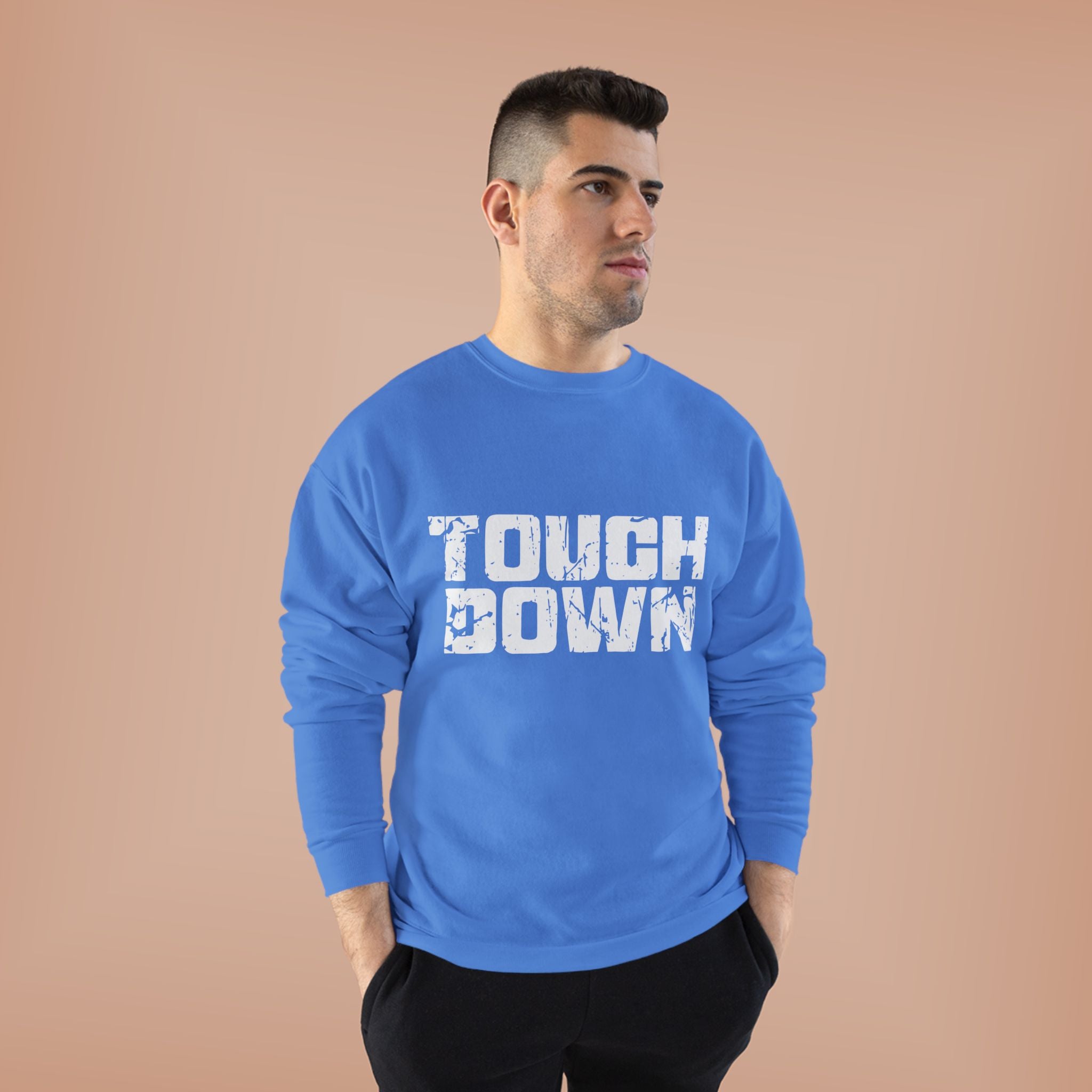 Touchdown Crewneck Sweatshirt - Vintage Football Game Day Pullover