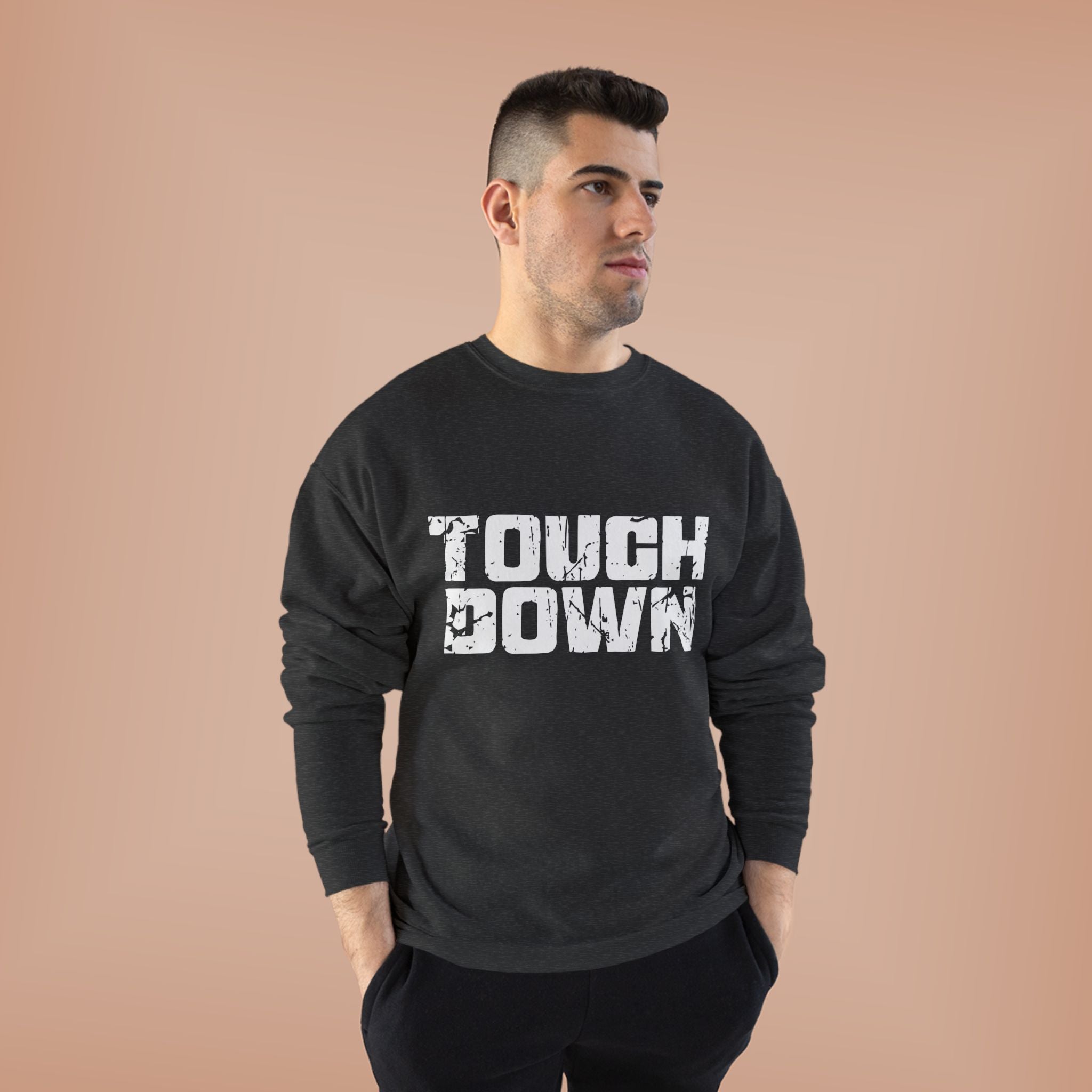 Touchdown Crewneck Sweatshirt - Vintage Football Game Day Pullover