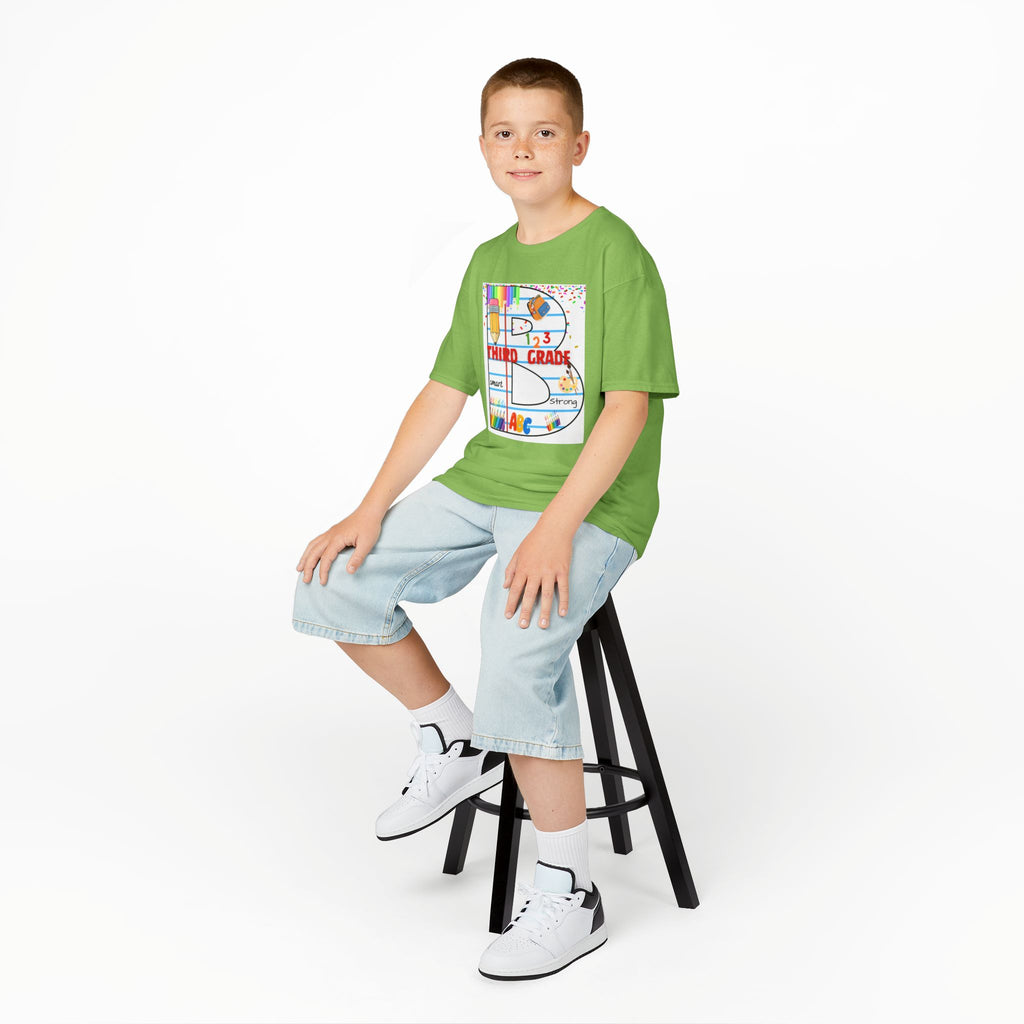 Third Grade ABCs Kids T‑Shirt — 'Be Bold Be You' Back-to-School Tee