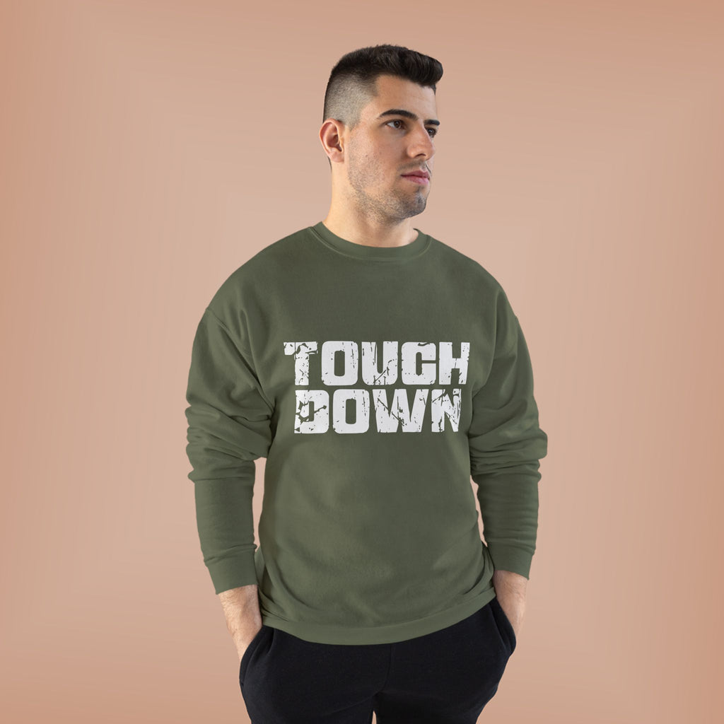 Touchdown Crewneck Sweatshirt - Vintage Football Game Day Pullover