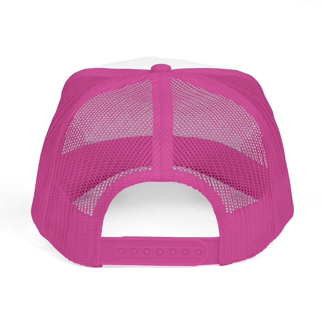 80s Retro Trucker Cap — Neon Memphis Design