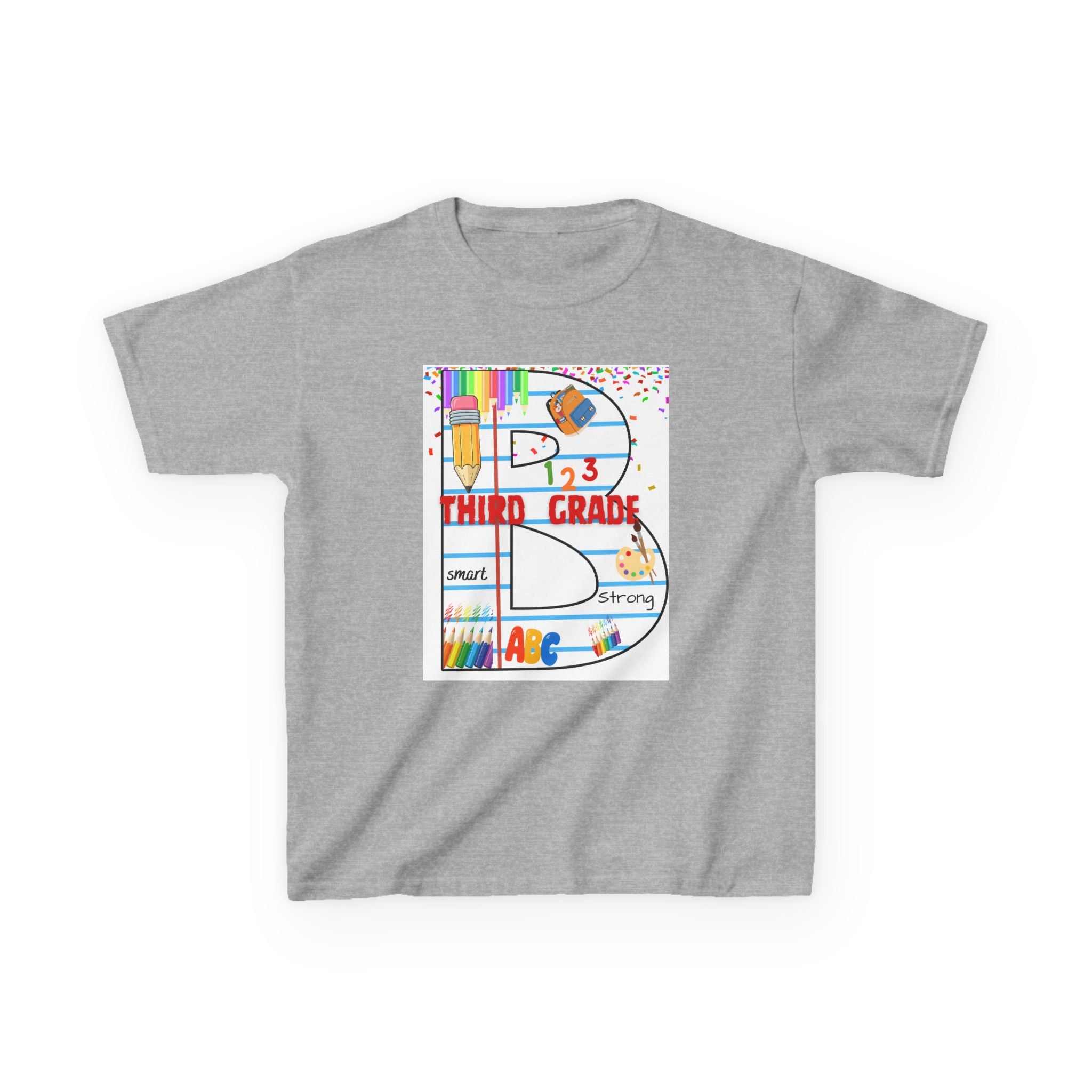 Third Grade ABCs Kids T‑Shirt — 'Be Bold Be You' Back-to-School Tee
