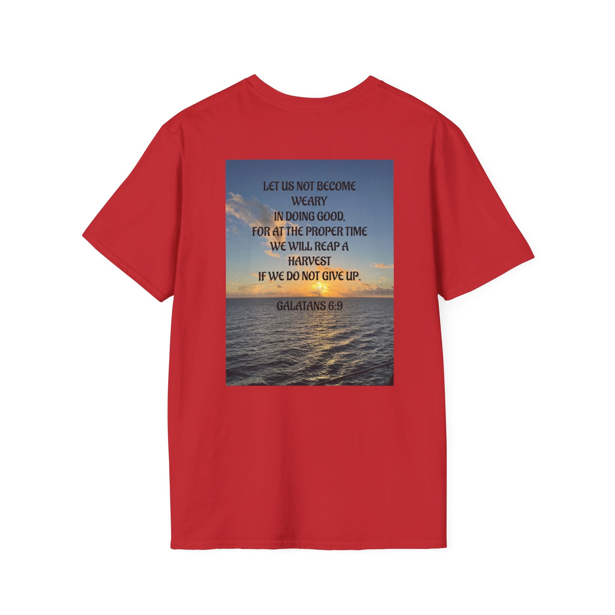 Never Give Up T-Shirt — Minimal Motivational Tee