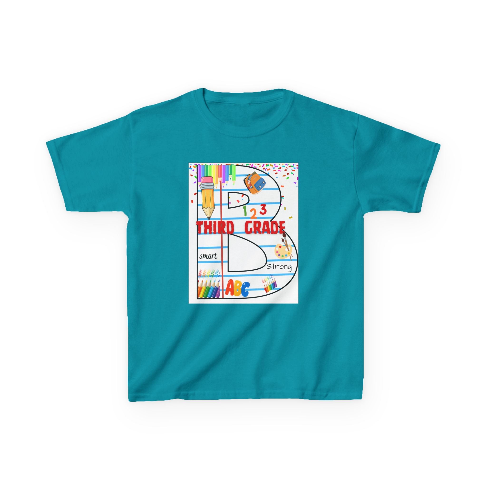 Third Grade ABCs Kids T‑Shirt — 'Be Bold Be You' Back-to-School Tee