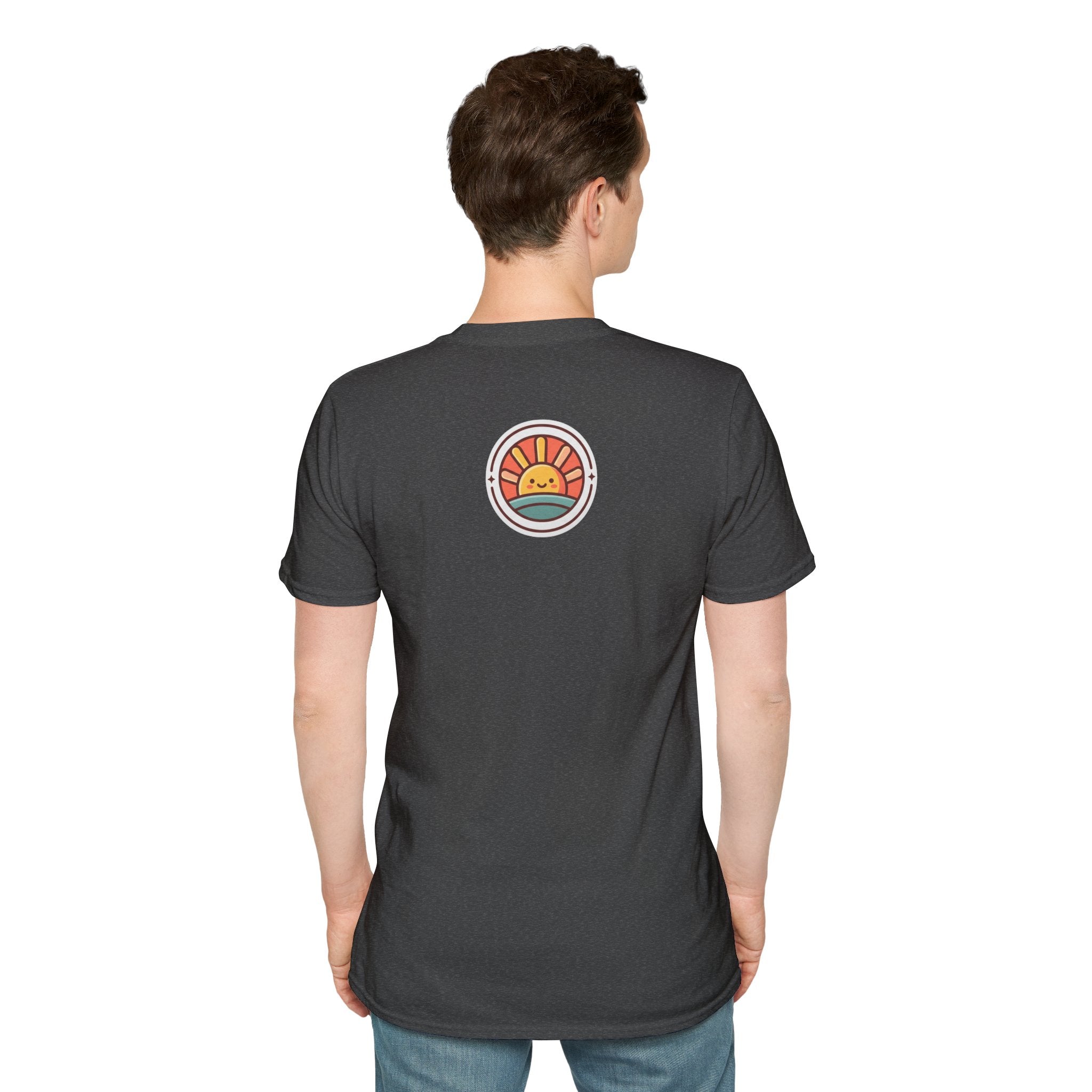 T-Shirt — "Grace Got Me Glowing" Christian Retro Sunrise Faith Tee
