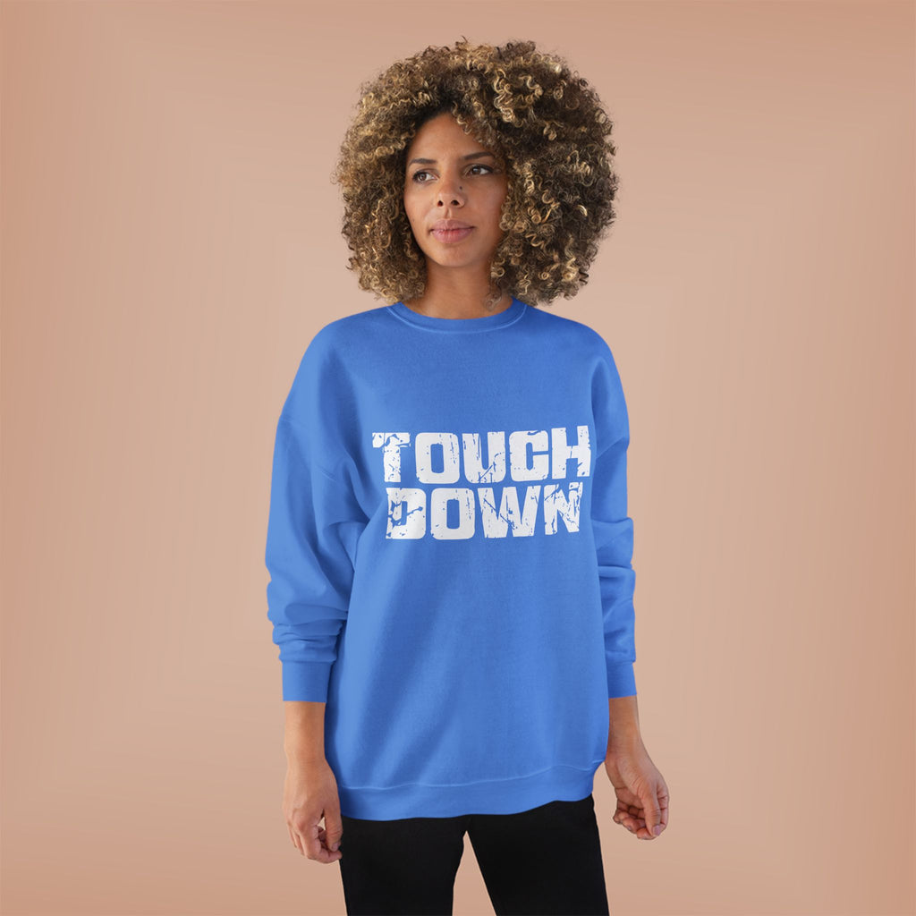 Touchdown Crewneck Sweatshirt - Vintage Football Game Day Pullover