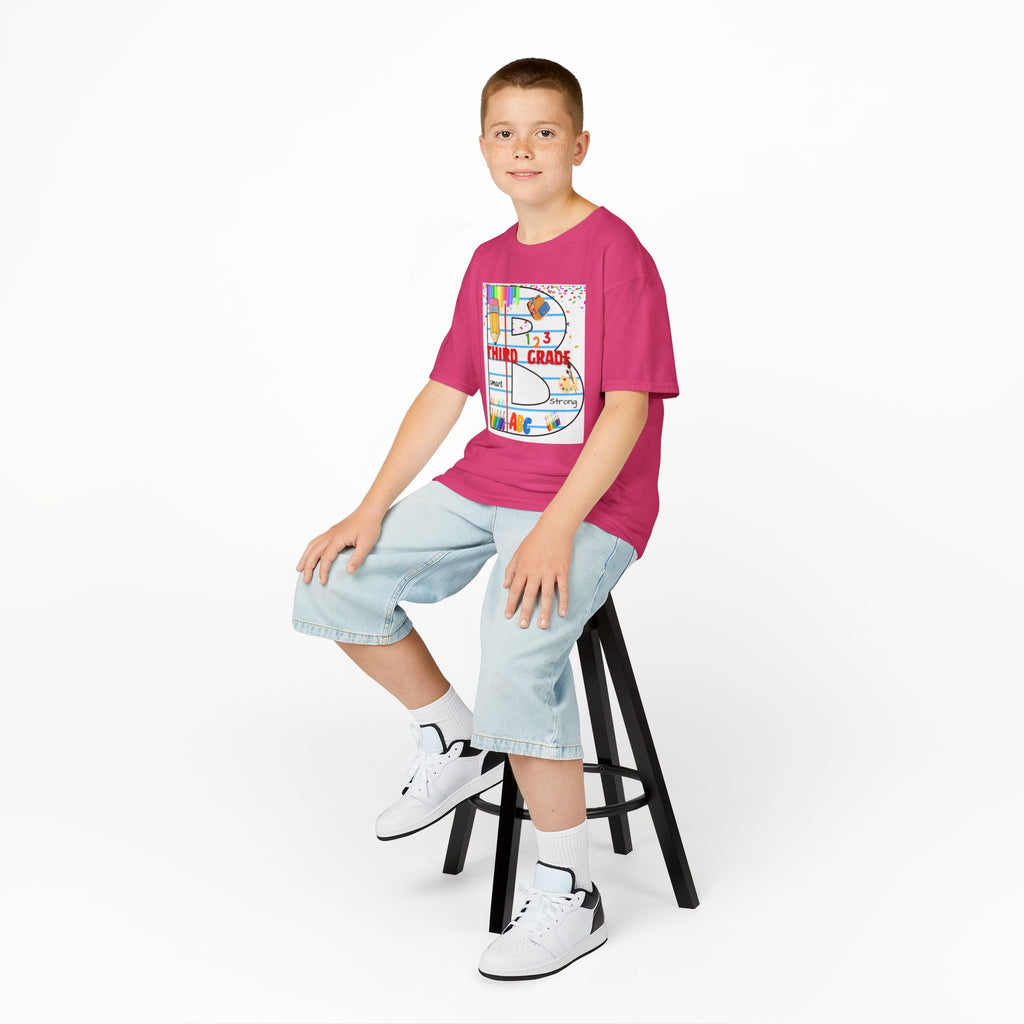 Third Grade ABCs Kids T‑Shirt — 'Be Bold Be You' Back-to-School Tee