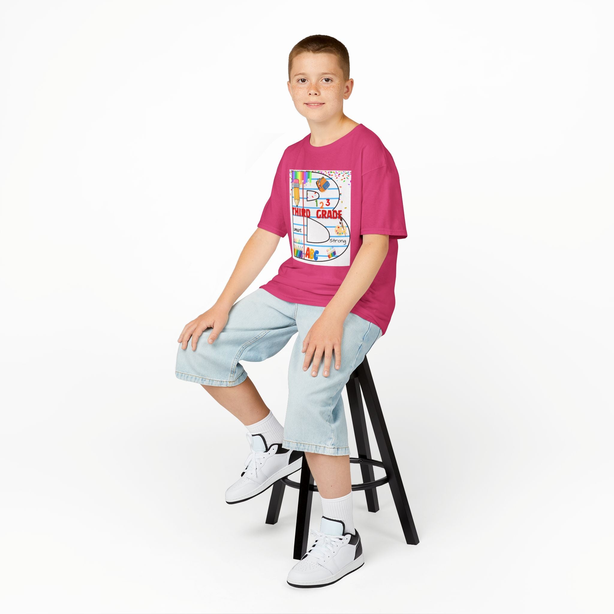Third Grade ABCs Kids T‑Shirt — 'Be Bold Be You' Back-to-School Tee