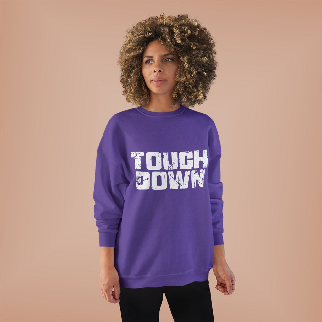 Touchdown Crewneck Sweatshirt - Vintage Football Game Day Pullover
