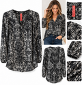 Black & White Statement Blouse