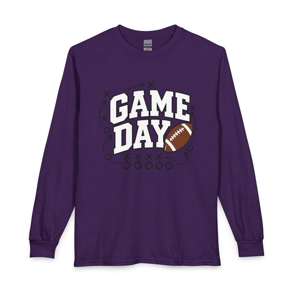 Game Day Long Sleeve Tee — Football Graphic Shirt