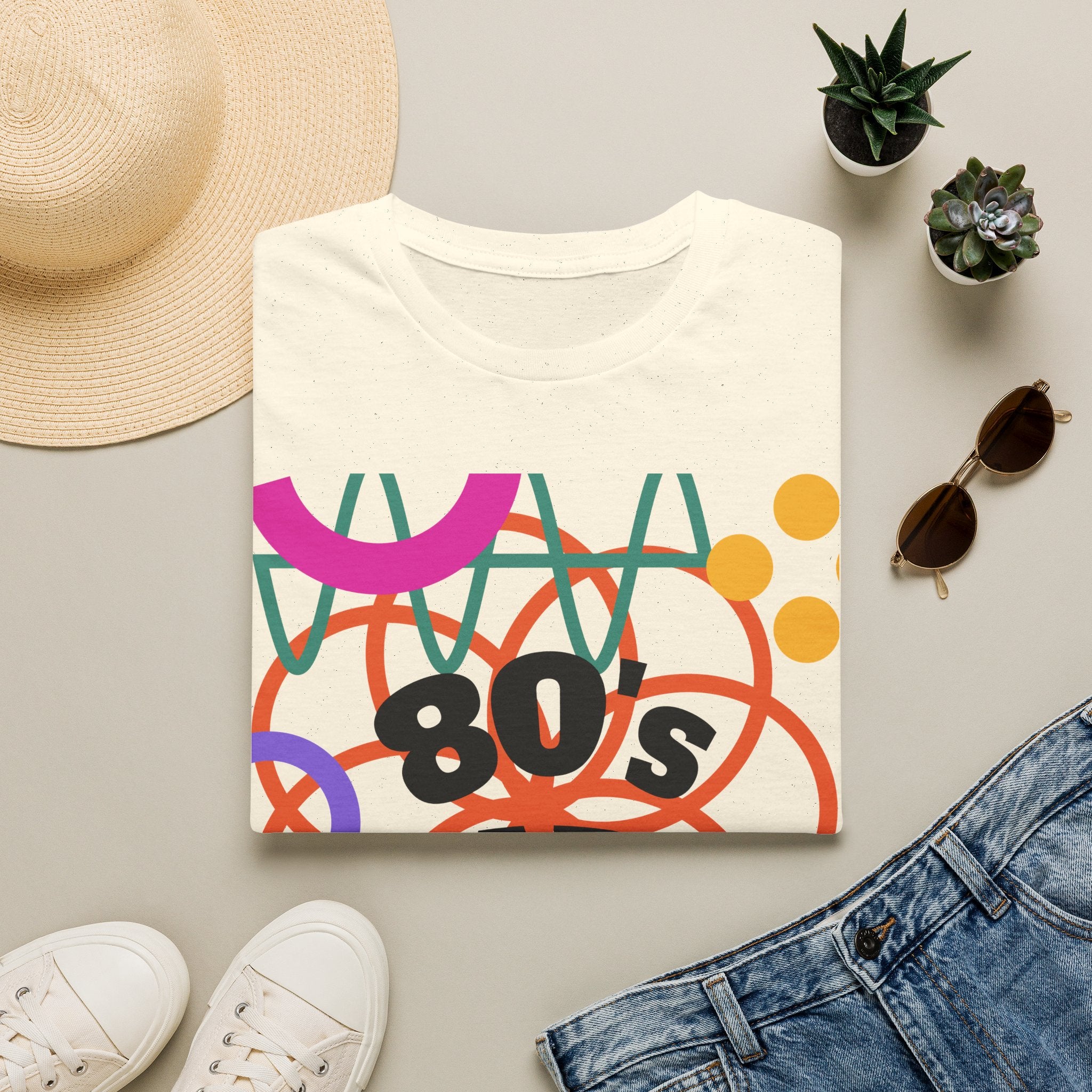 80s Babe T-Shirt — Retro Neon 1980s Graphic Tee