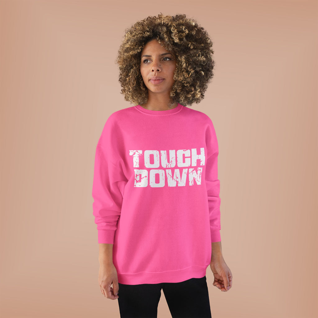Touchdown Crewneck Sweatshirt - Vintage Football Game Day Pullover