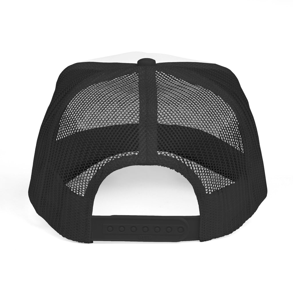 80s Retro Trucker Cap — Neon Memphis Design