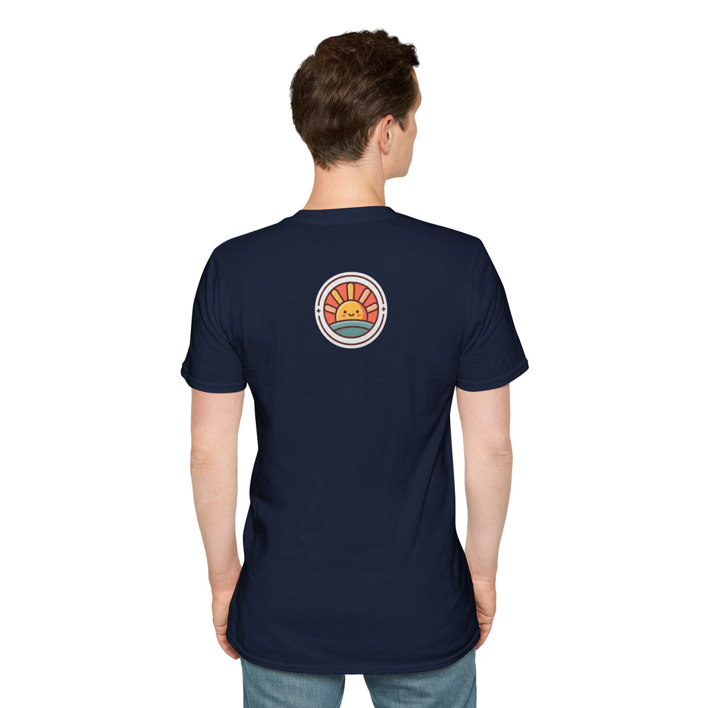 T-Shirt — "Grace Got Me Glowing" Christian Retro Sunrise Faith Tee