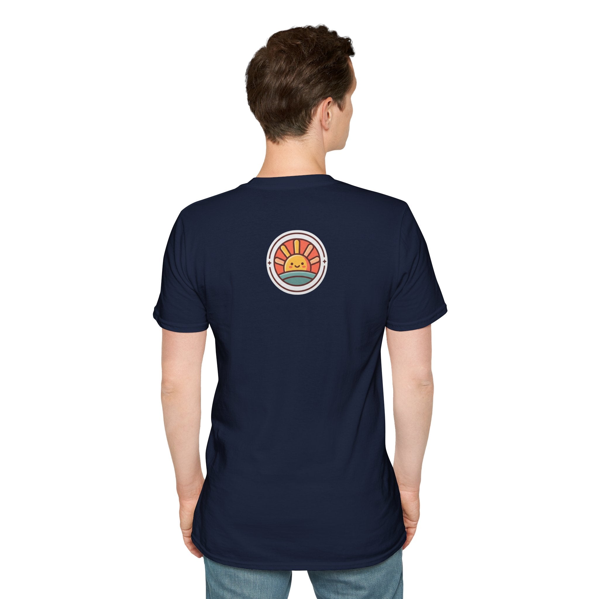 T-Shirt — "Grace Got Me Glowing" Christian Retro Sunrise Faith Tee