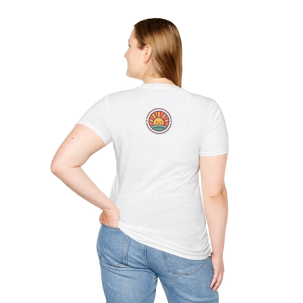 T-Shirt — "Grace Got Me Glowing" Christian Retro Sunrise Faith Tee
