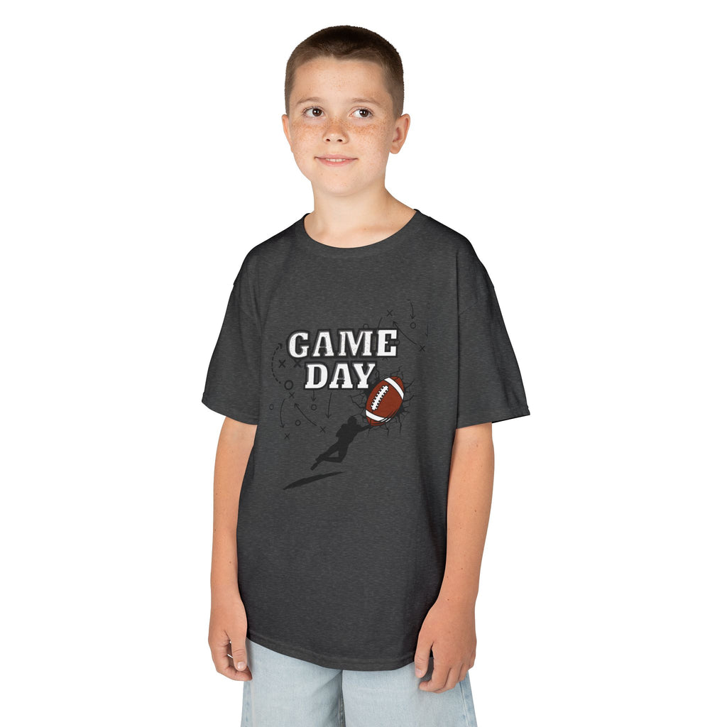 Kids Football 'Game Day' T‑Shirt — Youth Sports Fan Tee