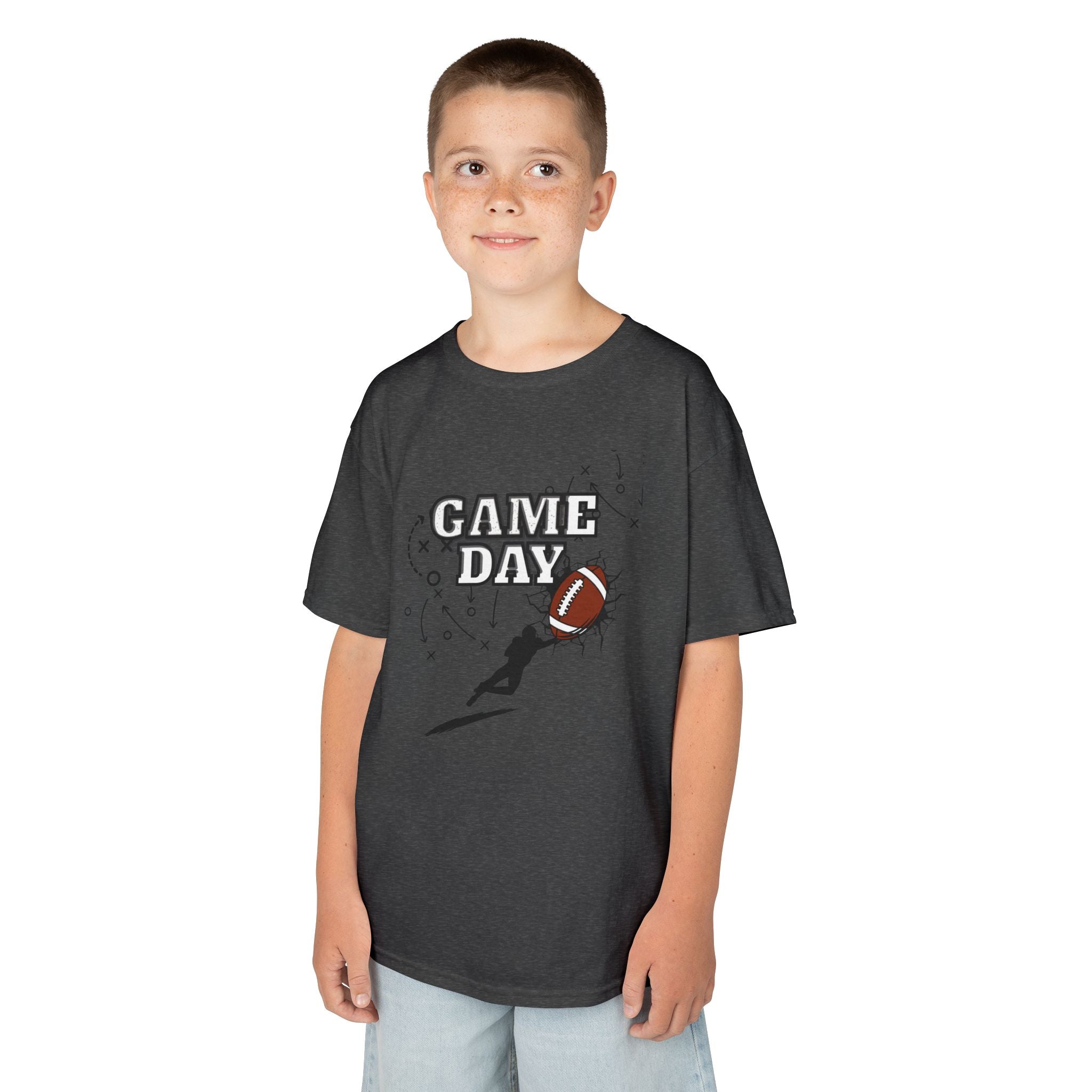 Kids Football 'Game Day' T‑Shirt — Youth Sports Fan Tee