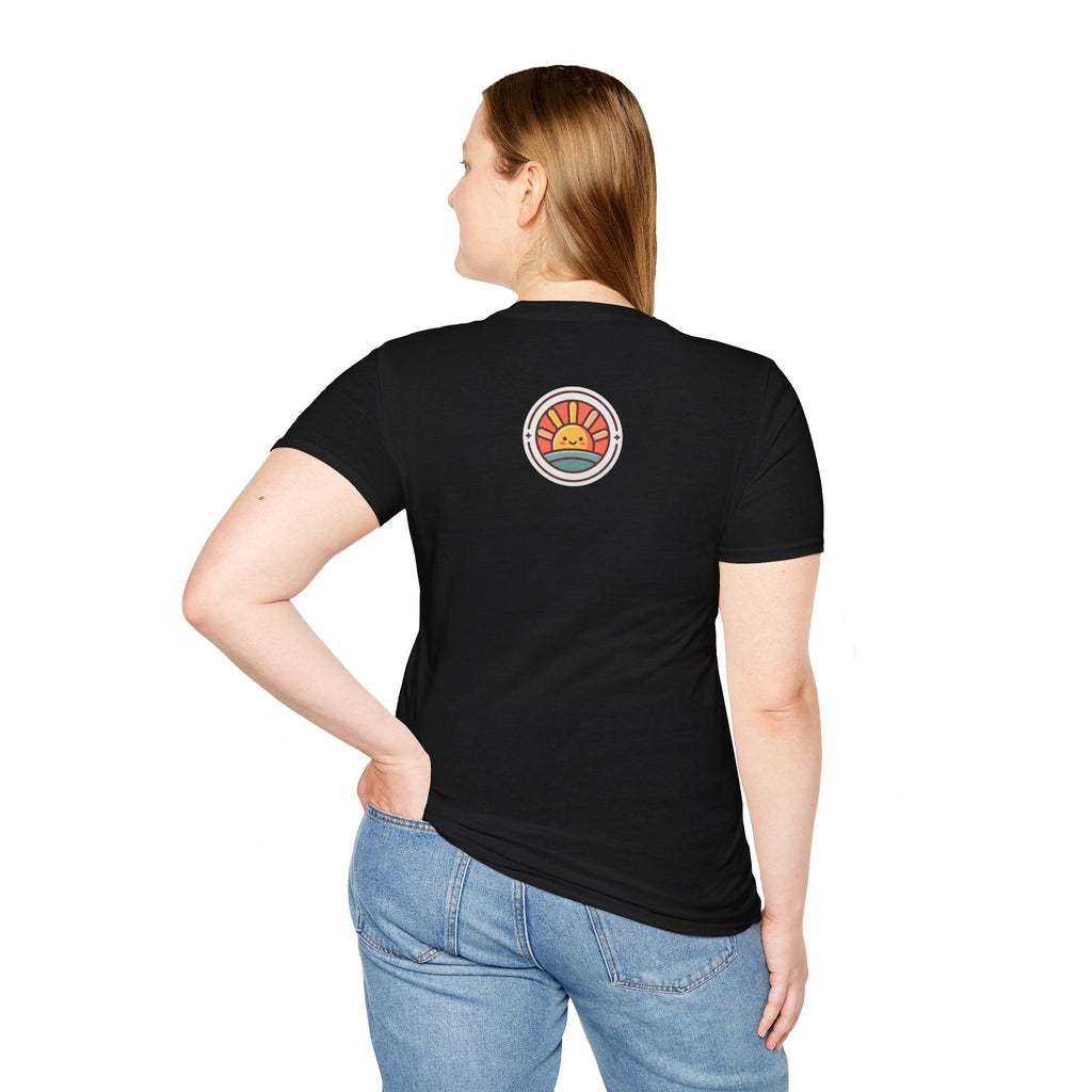 T-Shirt — "Grace Got Me Glowing" Christian Retro Sunrise Faith Tee