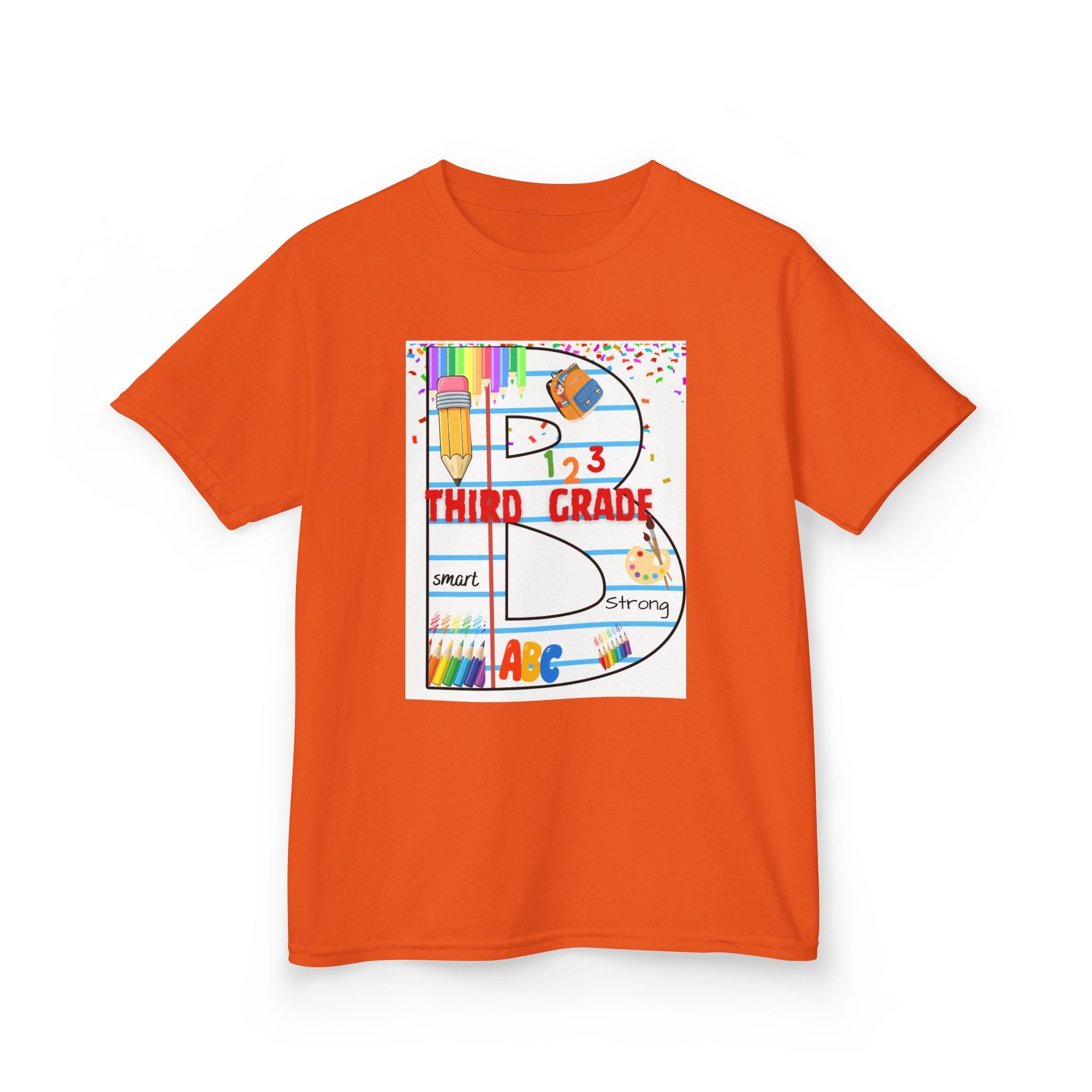 Third Grade ABCs Kids T‑Shirt — 'Be Bold Be You' Back-to-School Tee