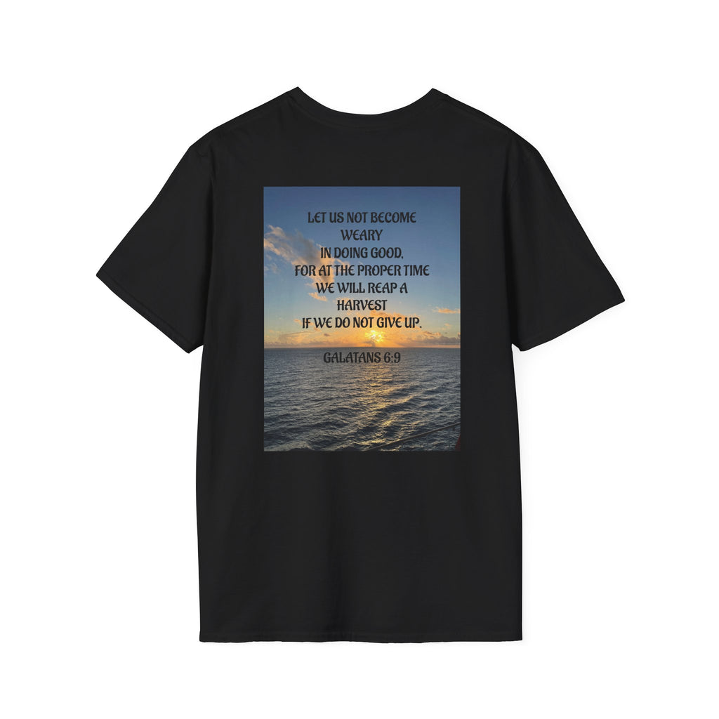 Never Give Up T-Shirt — Minimal Motivational Tee