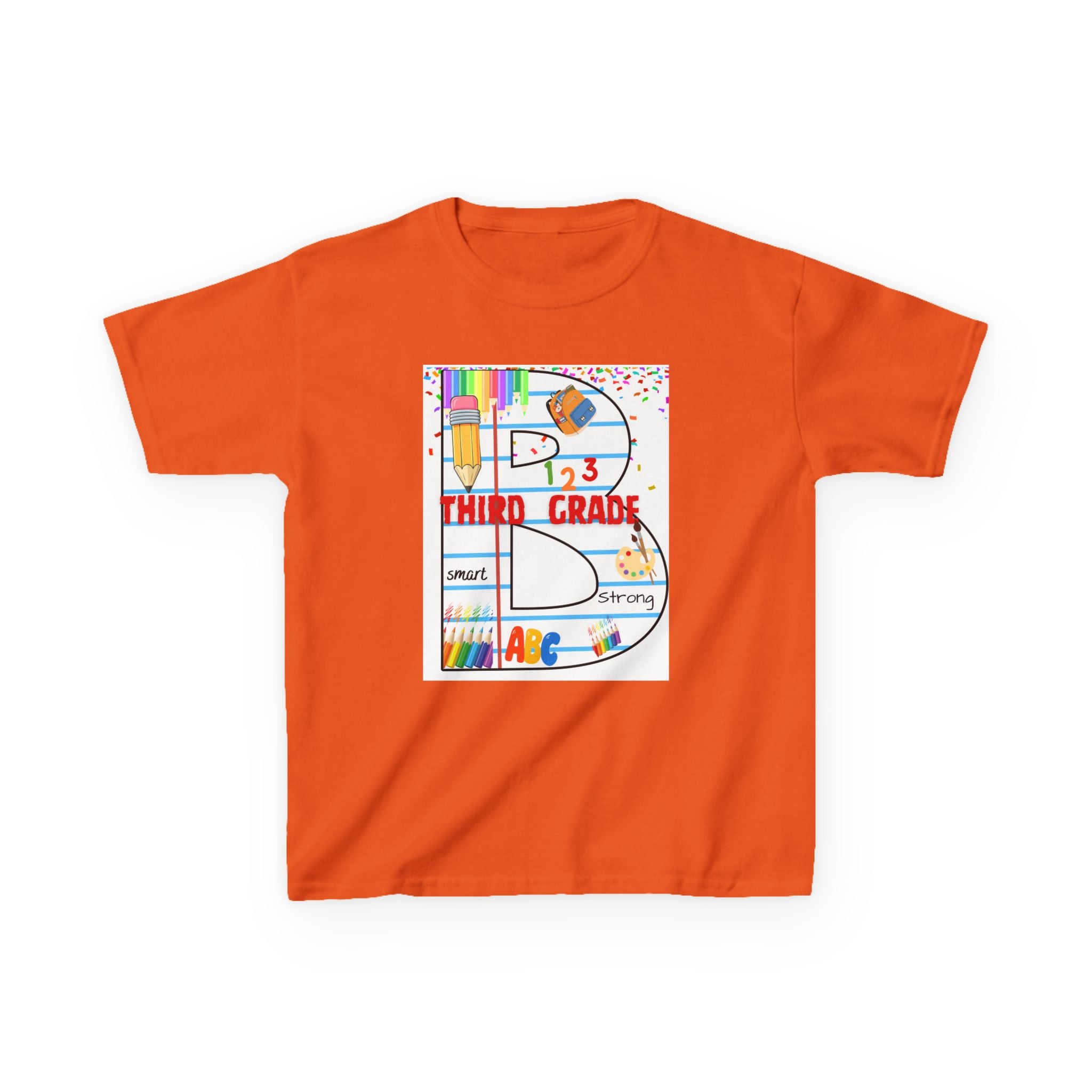Third Grade ABCs Kids T‑Shirt — 'Be Bold Be You' Back-to-School Tee