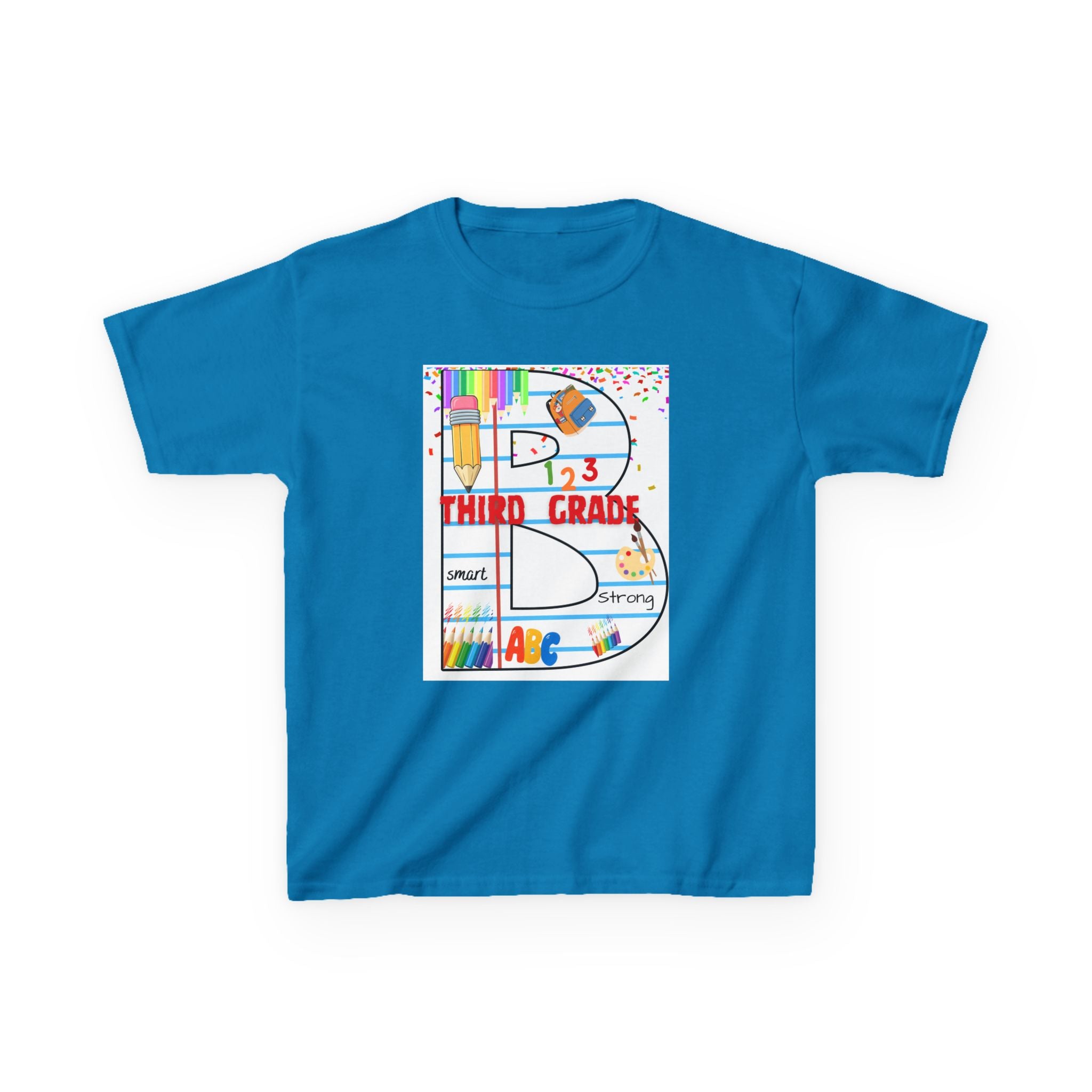 Third Grade ABCs Kids T‑Shirt — 'Be Bold Be You' Back-to-School Tee