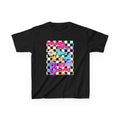 3rd Grade Back to School Kids T-Shirt — Rolling into 3rd Grade Checkerboard Design