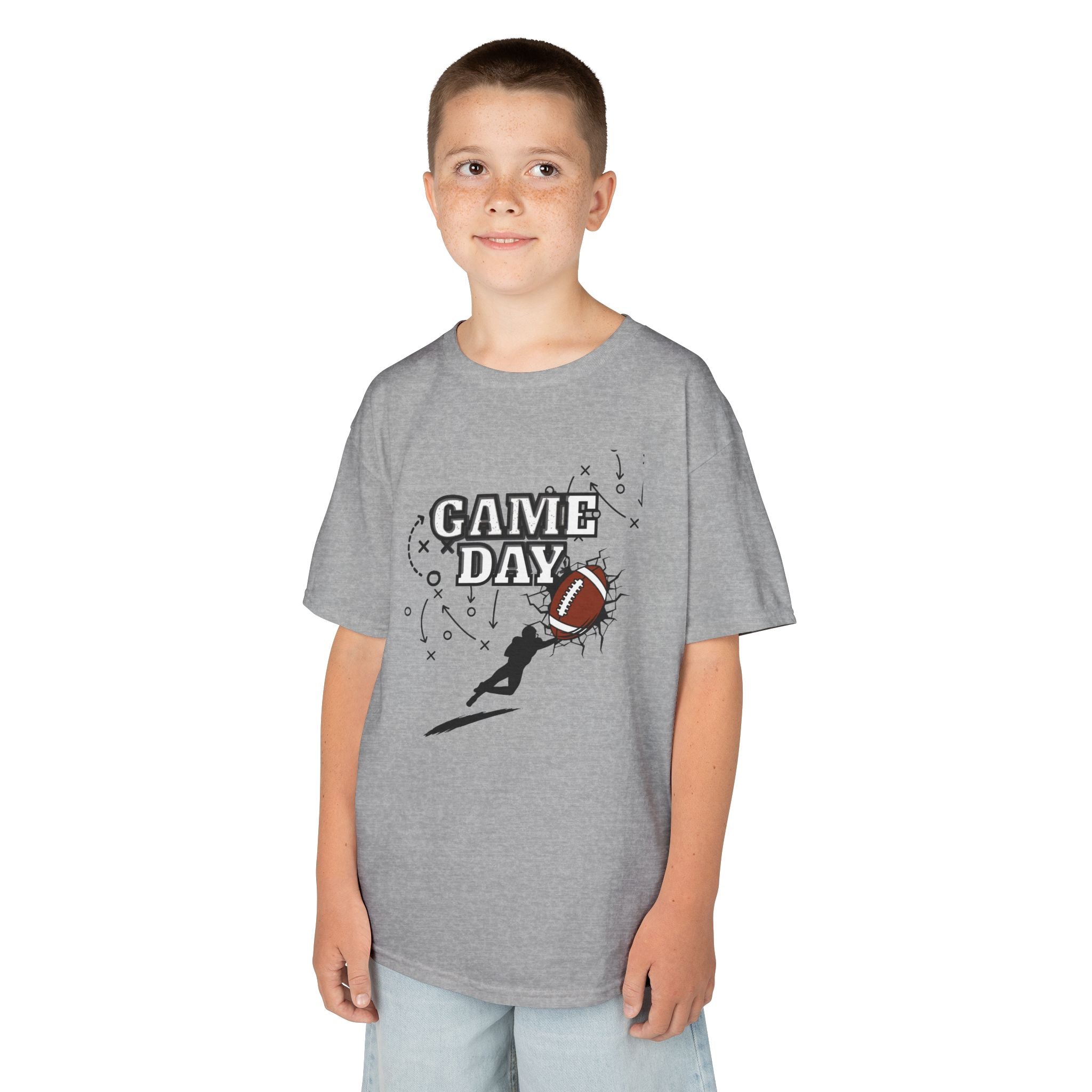 Kids Football 'Game Day' T‑Shirt — Youth Sports Fan Tee