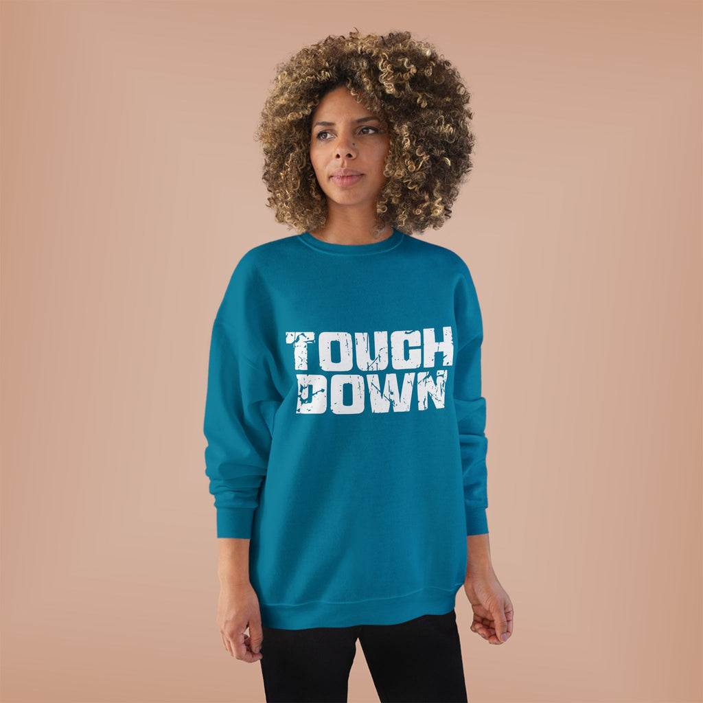 Touchdown Crewneck Sweatshirt - Vintage Football Game Day Pullover