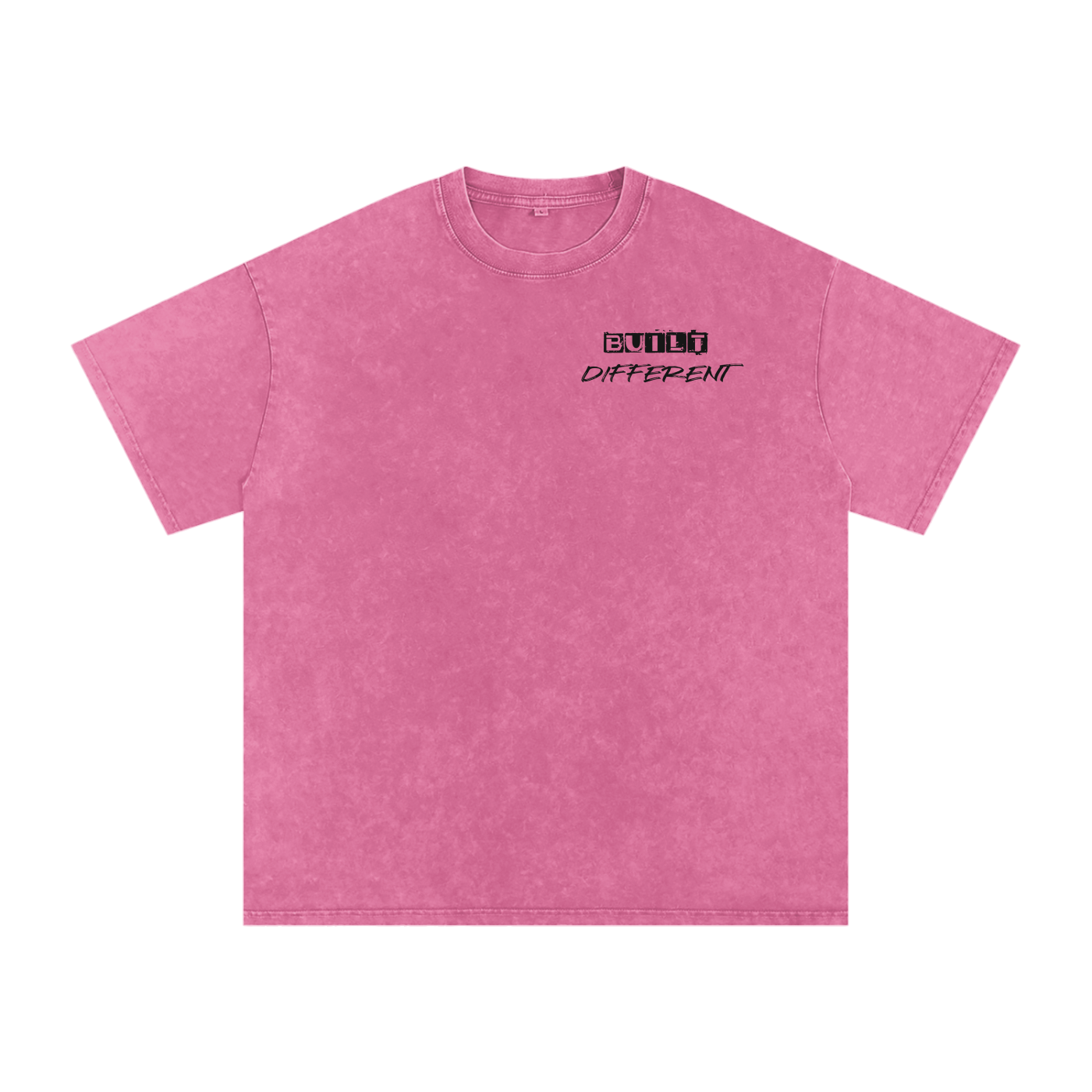 Runs on Spite -Snow Washed Oversized Cotton T-Shirt
