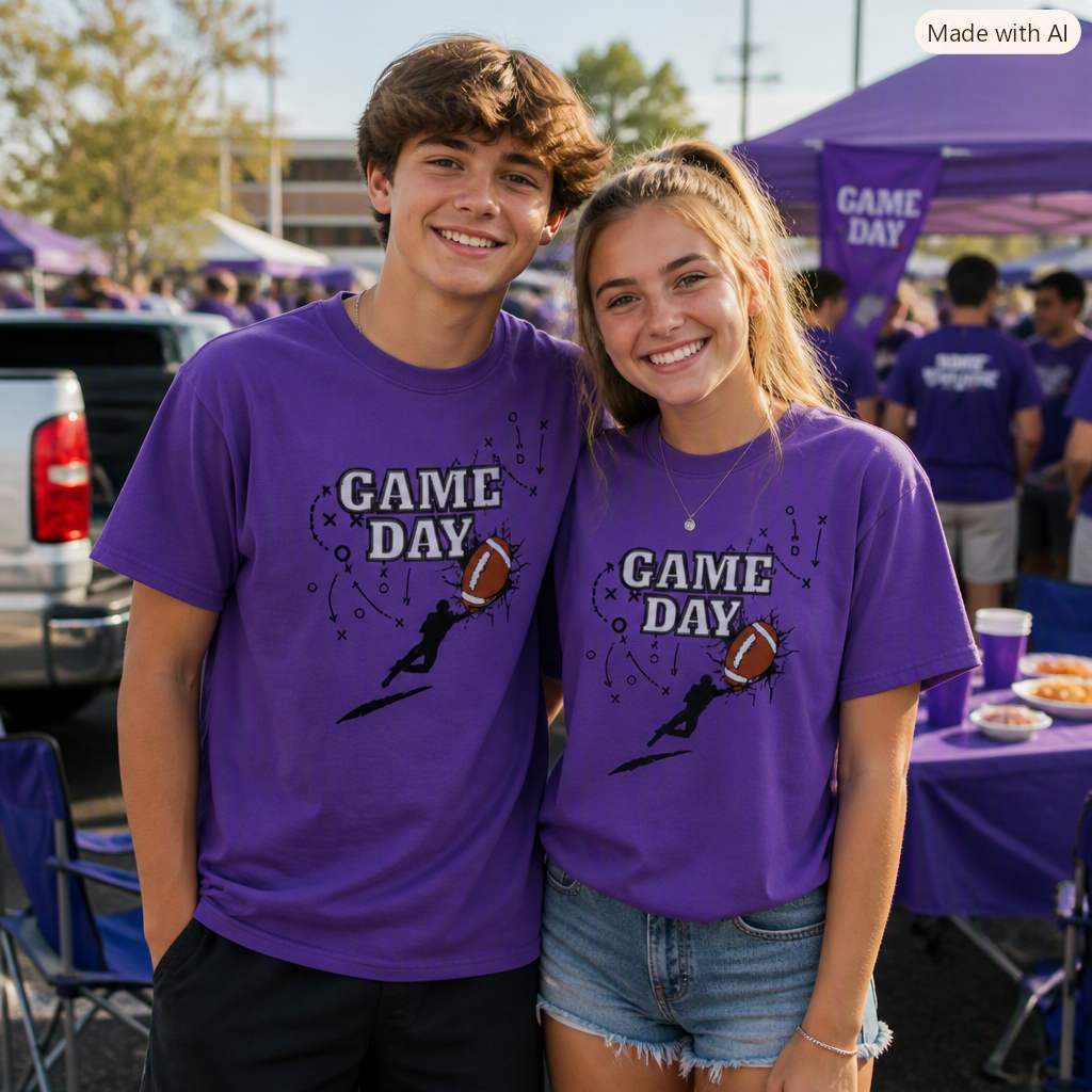 "Game Day" Unisex Regular Fit Cotton T-Shirt