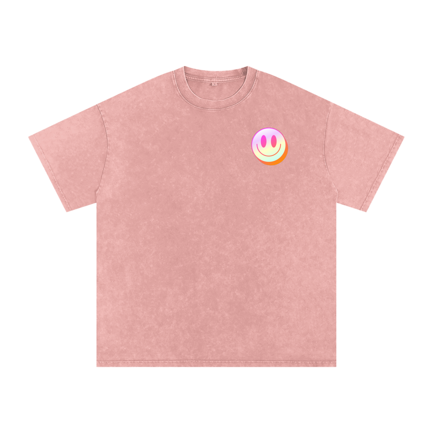 Snow Washed Oversized Cotton Slay All Day T-Shirt